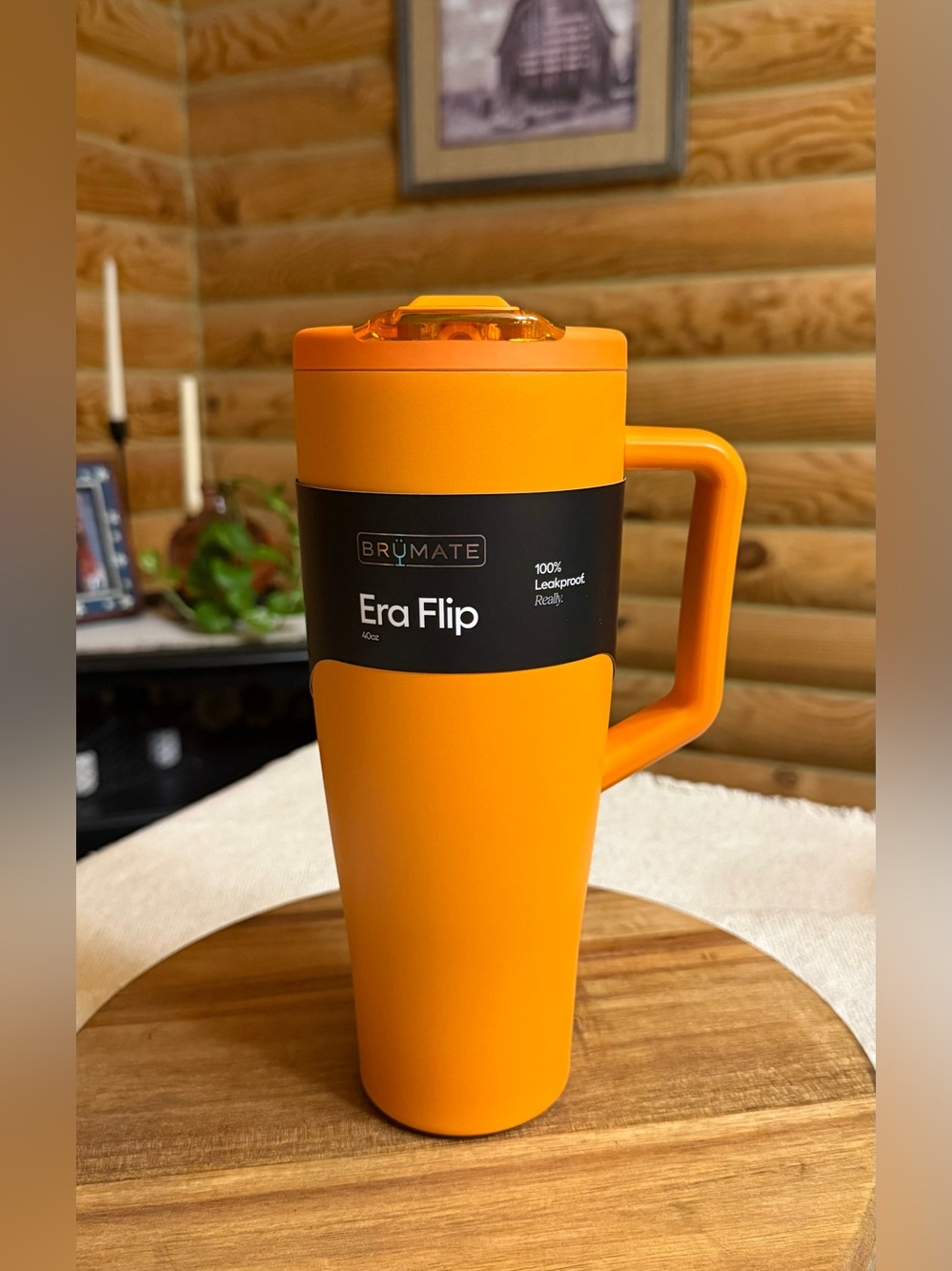 CLEMENTINE Brumate 40oz ERA Flip Straw Tumbler • LEAKPROOF